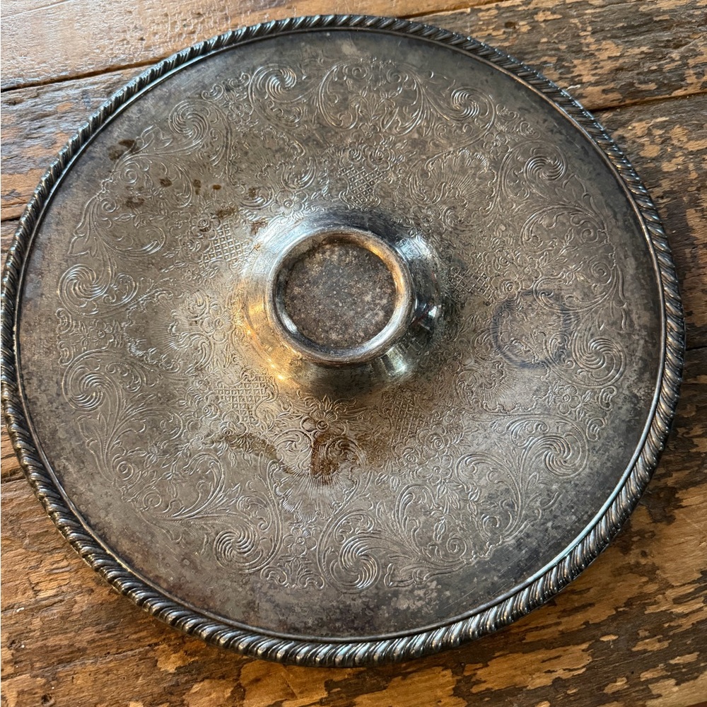 Vintage Silver Plated Tray by WM. Rogers